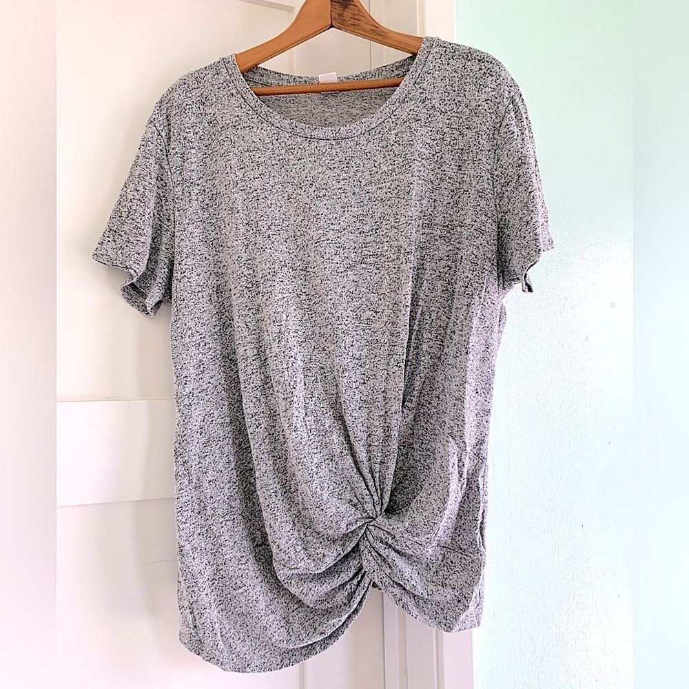 Old Navy • Gathered Tee • Grey